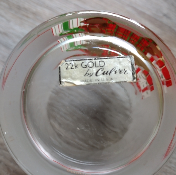 Culver glasses , set of 6 . - Picture 3 of 7